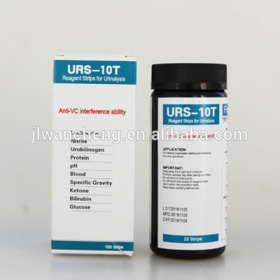 10 Parameters Urine test Strip Uric 10 CF test urinary tract infection