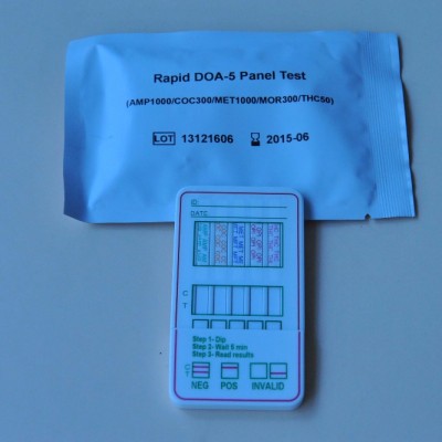 high accuracy drug abuse saliva/ urine test kit (cassette)